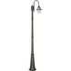 Orion 1 Light 94.63 inch Black Post Light, Solar